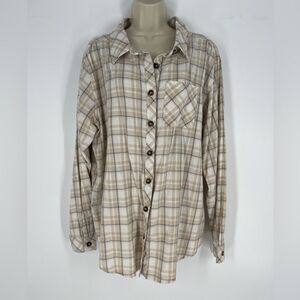 🌱White Fox button down